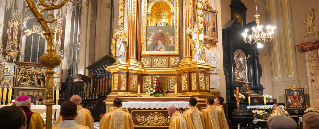 Zdjęcie z Dziękczynienia za ukończenie remontu w Bazylice Archikatedralnej