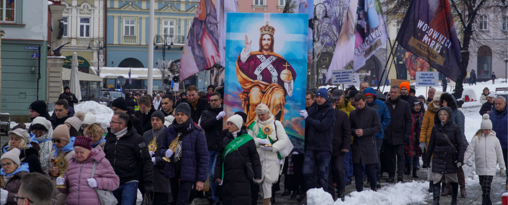 Zdjęcie z Orszaku Chrystusa Króla 2025