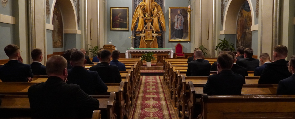 Zdjęcie wykonane podczas Spotkania z ks. bp. Witalijem Skomarowskim