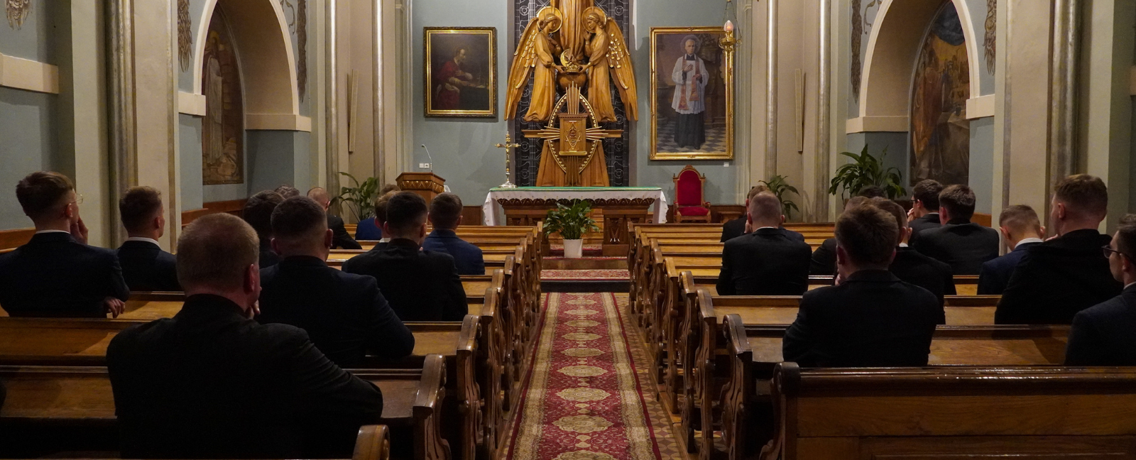 Zdjęcie wykonane podczas Spotkania z ks. bp. Witalijem Skomarowskim