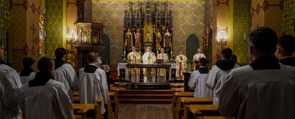 Wizyta kleryków WSD w Przemyślu u Sióstr Karmelitanek Bosych