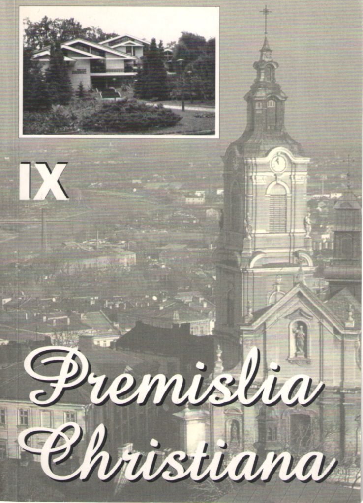 Premislia Christiana - tom IX