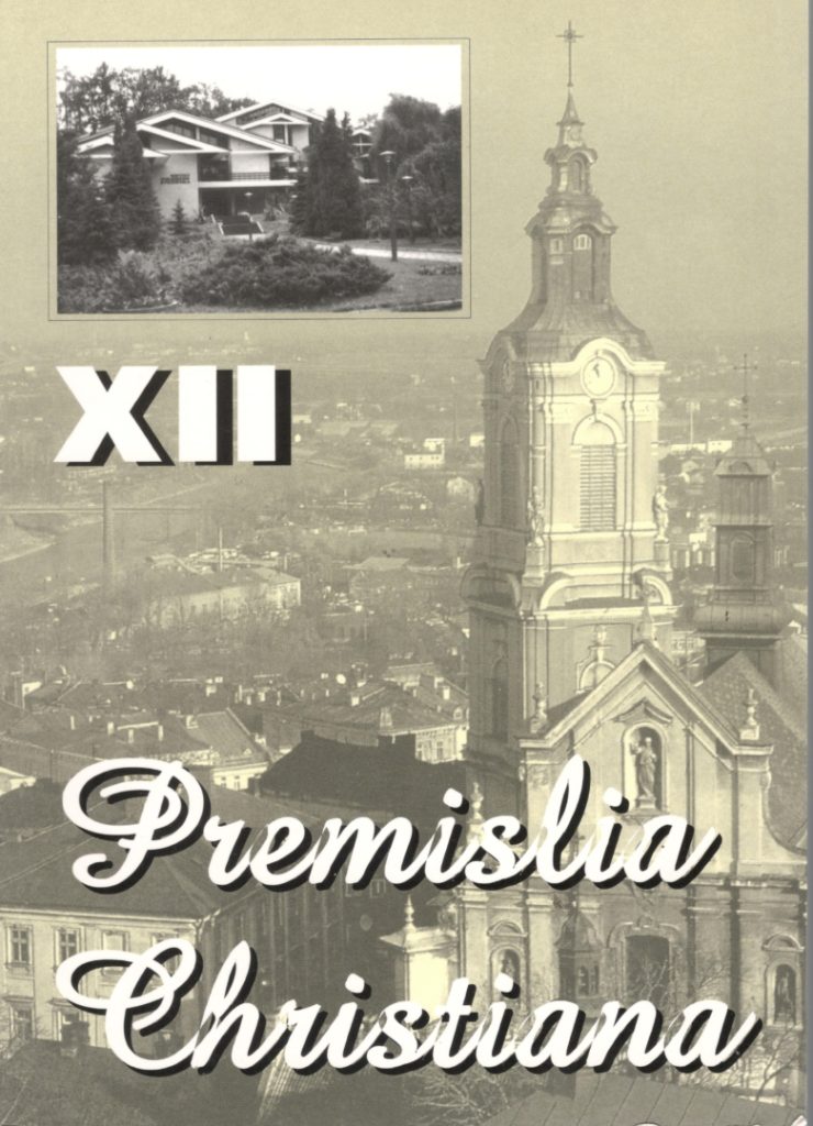 Premislia Christiana - tom XII